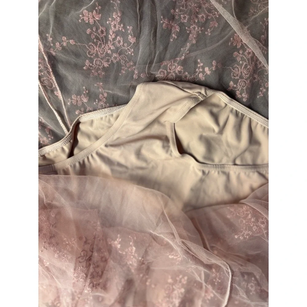 Weismann Dance Costume Ballet Outfit TuTu Womens Adult SA Pink Matching Hair Pin - Picture 5 of 13